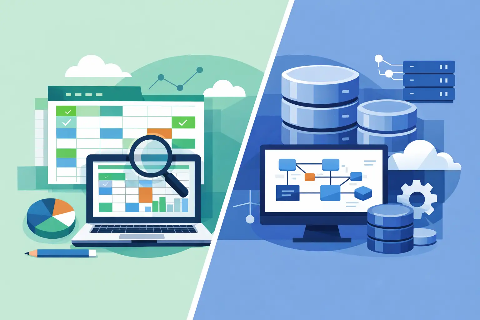 Spreadsheets Versus Databases for Your Business